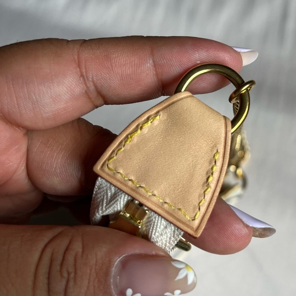 DISCONTINUED Louis Vuitton Mini Pochette Damier Azur - Picture 7 of 7